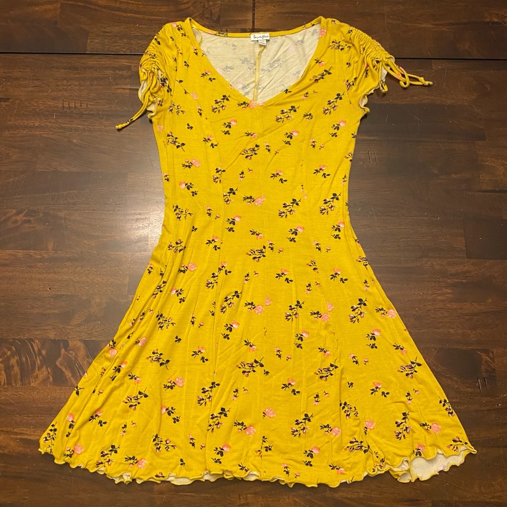Yellow Floral Dress